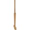 Ekena Millwork Kennewick Rough Sawn Timber Gable Bracket, Western Red Cedar, 96"W x 56"H x 2"D x 4"F, 14/12 Pitch GBW096X56X0204KEN00RWR - alternate 2